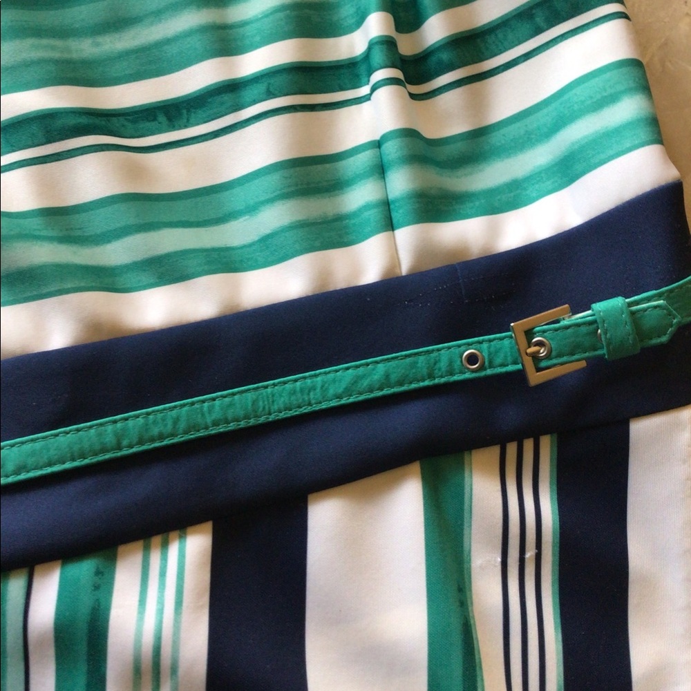 Eva Mendes New York & Company Women's Sleeveless  green, Blue a& white